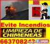 Deshollinador de Chimeneas. Especialistas en sistemas de combustin fuego y humo