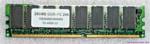 MEMORIA DDR 256Mb 266Mhz