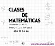 Fotos del anuncio: Clases particulares y en grupo de matemticas