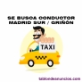 Fotos del anuncio: Busco conductor taxi madrid