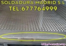 Soldadura y reparacin trampillas