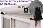 Persianas. Averías e instalaciones.