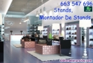 Stands, montador de stands.