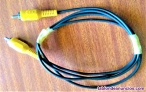 Cable rca amarillo macho-macho
