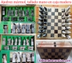 Fotos del anuncio: Ajedrez mrmol, tallado mano en caja madera (40,5x40,5 cm)