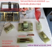 Set escritorio en mrmol 6 piezas (incluida pluma roja y abre cartas)