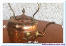 Fotos del anuncio: Tetera antigua de cobre con detalles en bronce y estao +50 aos