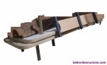 Fotos del anuncio: Somier tapizado madera 190x90 cm usado