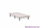 Fotos del anuncio: Somier tapizado madera 190x90 cm usado