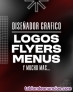Diseador Grafico: Logos, Flyers, Mens y mas.