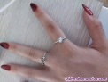 Fotos del anuncio: Anillo solitario de plata de primera ley 925 de 18 mm de dimetro