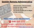 Gestion administrativa en remoto