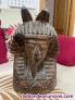Figura o busto del Rey tutankamon, en madera, no cambios, no envios mi numero 6/