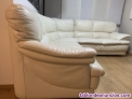 Fotos del anuncio: Sof rinconera piel blanco GRANFORT