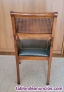 Fotos del anuncio: Dos sillas clsicas madera noble y piel verde 