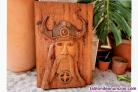 Fotos del anuncio: Cuadro VIKINGO tallado en madera. Pieza nica 