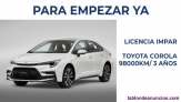 Fotos del anuncio: Licencia de taxi en Zaragoza con Toyota Corolla 98600 km