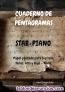 Cuaderno de pentagramas para stab y piano