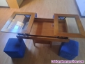 Fotos del anuncio: Mesa de centro elevable, con taburetes.