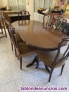 Venta de mesa de saln extensible y seis sillas