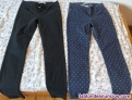 Vendo dos pantalones de vestir ajustados mujer