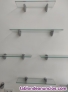 Vendo estanterias de cristal