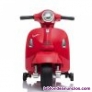 MINI MOTO VESPA ROJA CON MP3- 6V (Sin estrenar)