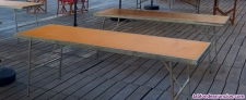 Fotos del anuncio: Venta mesas y sillas de madera plegables