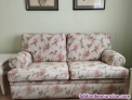 Sof de 2 plazas tela de flores
