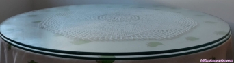 Fotos del anuncio: Vendo cristal para mesa camilla 70 cm diametro