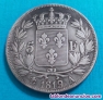 Moneda Francia 1819 Ba�o de Plata 