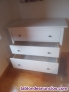 C�moda Ikea Hemnes madera en blanco