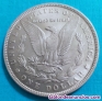 Moneda dolar USA 1880 ba�o de plata