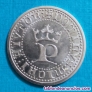 Moneda medieval P coronada plata