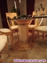 Fotos del anuncio: Mesas y seis sillas, mesa con pedestal de m�rmol y madera 