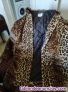 Abrigo Leopardo sintetico