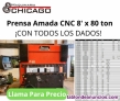 Prensa Amada CNC 8' x 80 ton 